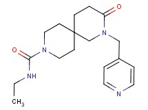 N-ethyl-3-oxo-2-(pyridin-4-ylmethyl)-2,9-diazaspiro[5.5]undecane-9-carboxamide