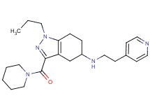3-(1-piperidinylcarbonyl)-1-propyl-N-[2-(4-pyridinyl)ethyl]-4,5,6,7-tetrahydro-1H-indazol-5-amine
