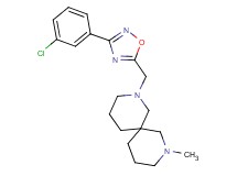 2-{[3-(3-chlorophenyl)-1,2,4-oxadiazol-5-yl]methyl}-8-methyl-2,8-diazaspiro[5.5]undecane