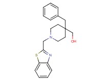 [1-(1,3-benzothiazol-2-ylmethyl)-4-benzyl-4-piperidinyl]methanol