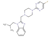 2-{[4-(5-fluoropyrimidin-2-yl)piperazin-1-yl]methyl}-1-isobutyl-1H-benzimidazole