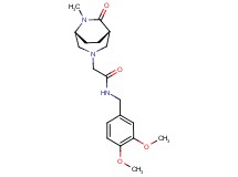 N-(3,4-dimethoxybenzyl)-2-[(1S*,5R*)-6-methyl-7-oxo-3,6-diazabicyclo[3.2.2]non-3-yl]acetamide