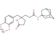 N-1-adamantyl-3-[2-(3,4-dimethoxybenzyl)-5-oxo-2-pyrrolidinyl]propanamide