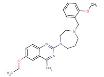 6-ethoxy-2-[4-(2-methoxybenzyl)-1,4-diazepan-1-yl]-4-methylquinazoline