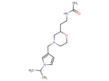 N-(2-{4-[(1-isopropyl-1H-pyrrol-3-yl)methyl]morpholin-2-yl}ethyl)acetamide