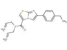 N,N-diallyl-6-(4-ethylphenyl)imidazo[2,1-b][1,3]thiazole-3-carboxamide