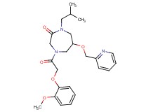 1-isobutyl-4-[(2-methoxyphenoxy)acetyl]-6-(2-pyridinylmethoxy)-1,4-diazepan-2-one