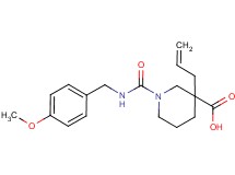 3-allyl-1-{[(4-methoxybenzyl)amino]carbonyl}-3-piperidinecarboxylic acid