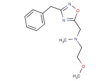 N-[(3-benzyl-1,2,4-oxadiazol-5-yl)methyl]-2-methoxy-N-methylethanamine