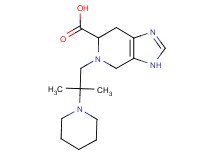 5-(2-methyl-2-piperidin-1-ylpropyl)-4,5,6,7-tetrahydro-3H-imidazo[4,5-c]pyridine-6-carboxylic acid