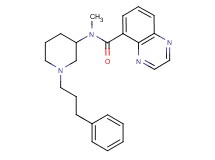 N-methyl-N-[1-(3-phenylpropyl)-3-piperidinyl]-5-quinoxalinecarboxamide
