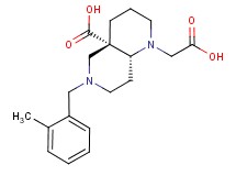 (4aS*,8aR*)-1-(carboxymethyl)-6-(2-methylbenzyl)octahydro-1,6-naphthyridine-4a(2H)-carboxylic acid