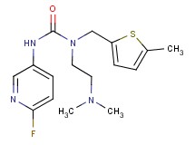 N-[2-(dimethylamino)ethyl]-N'-(6-fluoropyridin-3-yl)-N-[(5-methyl-2-thienyl)methyl]urea
