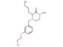 3-butyl-4-[3-(2-hydroxyethoxy)benzyl]-1-methylpiperazin-2-one