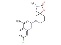 7-(7-chloro-4-methyl-2-quinolinyl)-3-methyl-1-oxa-3,7-diazaspiro[4.5]decan-2-one