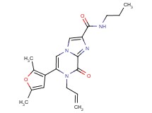 7-allyl-6-(2,5-dimethyl-3-furyl)-8-oxo-N-propyl-7,8-dihydroimidazo[1,2-a]pyrazine-2-carboxamide