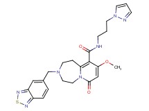 3-(2,1,3-benzothiadiazol-5-ylmethyl)-9-methoxy-7-oxo-N-[3-(1H-pyrazol-1-yl)propyl]-1,2,3,4,5,7-hexahydropyrido[1,2-d][1,4]diazepine-10-carboxamide