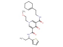 N-[2-(1-cyclohexen-1-yl)ethyl]-1-(2-methoxyethyl)-4-oxo-N'-[1-(2-thienyl)propyl]-1,4-dihydro-3,5-pyridinedicarboxamide