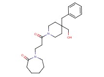 1-{3-[4-benzyl-4-(hydroxymethyl)piperidin-1-yl]-3-oxopropyl}azepan-2-one
