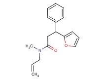 N-allyl-3-(2-furyl)-N-methyl-3-phenylpropanamide