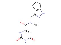 N-methyl-2,6-dioxo-N-(1,4,5,6-tetrahydrocyclopenta[c]pyrazol-3-ylmethyl)-1,2,3,6-tetrahydropyrimidine-4-carboxamide