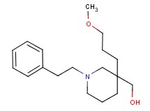 [3-(3-methoxypropyl)-1-(2-phenylethyl)-3-piperidinyl]methanol