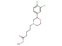 methyl 5-[2-(3,4-dichlorophenyl)morpholin-4-yl]pentanoate