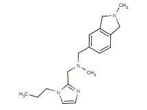 N-methyl-1-(2-methyl-2,3-dihydro-1H-isoindol-5-yl)-N-[(1-propyl-1H-imidazol-2-yl)methyl]methanamine