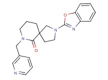 2-(1,3-benzoxazol-2-yl)-7-(3-pyridinylmethyl)-2,7-diazaspiro[4.5]decan-6-one