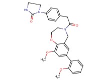 1-(4-{2-[9-methoxy-7-(2-methoxyphenyl)-2,3-dihydro-1,4-benzoxazepin-4(5H)-yl]-2-oxoethyl}phenyl)-2-imidazolidinone