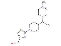 (2-{4-[1-(4-methyl-1-piperazinyl)ethyl]-1-piperidinyl}-1,3-thiazol-4-yl)methanol
