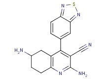 2,6-diamino-4-(2,1,3-benzothiadiazol-5-yl)-5,6,7,8-tetrahydroquinoline-3-carbonitrile
