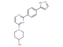 1-{2-[4-(1H-pyrazol-5-yl)phenyl]pyrimidin-4-yl}piperidin-4-ol