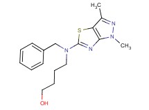 4-[benzyl(1,3-dimethyl-1H-pyrazolo[3,4-d][1,3]thiazol-5-yl)amino]butan-1-ol