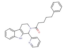 2-(5-phenylpentanoyl)-1-(2-pyridinyl)-2,3,4,9-tetrahydro-1H-beta-carboline