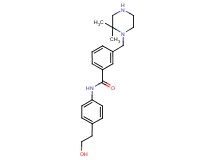 3-[(2,2-dimethylpiperazin-1-yl)methyl]-N-[4-(2-hydroxyethyl)phenyl]benzamide