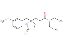 N,N-diethyl-3-[2-(3-methoxybenzyl)-5-oxo-2-pyrrolidinyl]propanamide