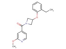 4-{[3-(2-ethylphenoxy)-1-azetidinyl]carbonyl}-2-methoxypyridine