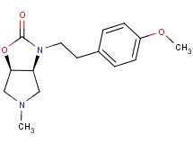 (3aS*,6aR*)-3-[2-(4-methoxyphenyl)ethyl]-5-methylhexahydro-2H-pyrrolo[3,4-d][1,3]oxazol-2-one