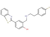 4-(1,3-benzothiazol-2-yl)-2-({[2-(4-fluorophenyl)ethyl]amino}methyl)phenol