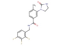 4-methyl-3-(2-oxoimidazolidin-1-yl)-N-(2,3,4-trifluorobenzyl)benzamide