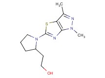 2-[1-(1,3-dimethyl-1H-pyrazolo[3,4-d][1,3]thiazol-5-yl)pyrrolidin-2-yl]ethanol