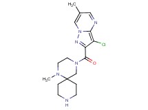4-[(3-chloro-6-methylpyrazolo[1,5-a]pyrimidin-2-yl)carbonyl]-1-methyl-1,4,9-triazaspiro[5.5]undecane dihydrochloride