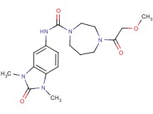 N-(1,3-dimethyl-2-oxo-2,3-dihydro-1H-benzimidazol-5-yl)-4-(methoxyacetyl)-1,4-diazepane-1-carboxamide