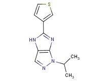 1-isopropyl-5-(3-thienyl)-1,4-dihydroimidazo[4,5-c]pyrazole