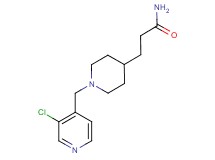 3-{1-[(3-chloropyridin-4-yl)methyl]piperidin-4-yl}propanamide