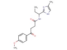 4-(4-methoxyphenyl)-N-[1-(4-methyl-1H-imidazol-2-yl)propyl]-4-oxobutanamide