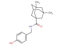 N-(4-hydroxybenzyl)-3,5-dimethyladamantane-1-carboxamide