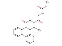 methyl {2-[4-(2-biphenylyl)-2-methyl-5-oxo-1-piperazinyl]-2-oxoethyl}carbamate