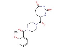 7-{[4-(2-methoxybenzoyl)piperazin-1-yl]carbonyl}-1,3-diazepane-2,4-dione